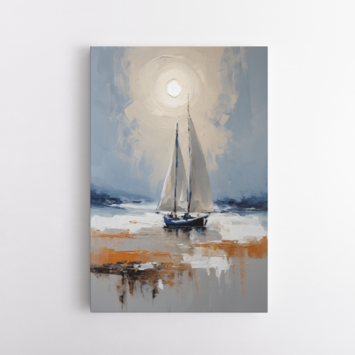 Μοναχική Πλεύση στο Ηλιοβασίλεμα