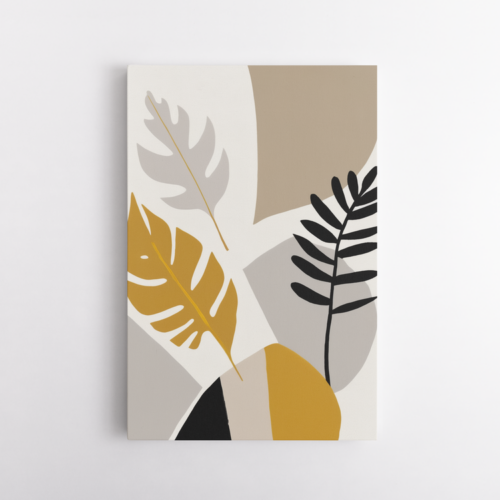 Πορτοκαλί, μαύρα και γκρι φύλλα