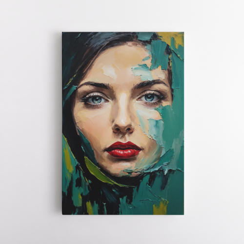 Πορτρέτο σε πράσινο