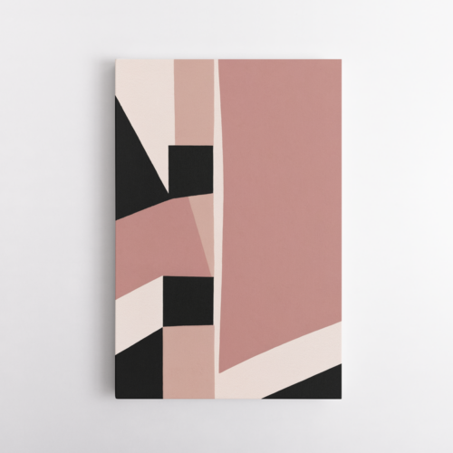 Ροζ και μαύρα σχήματα