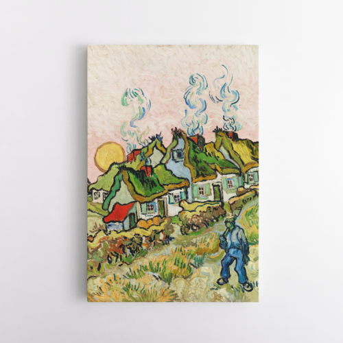 Σπίτια και Φιγούρα (1890) του Βίνσεντ βαν Γκογκ