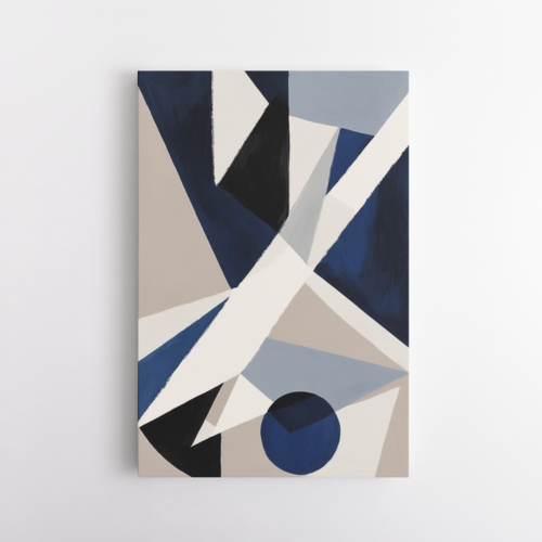 Σύνθεση με αποχρώσεις του μπλε, γκρι 2