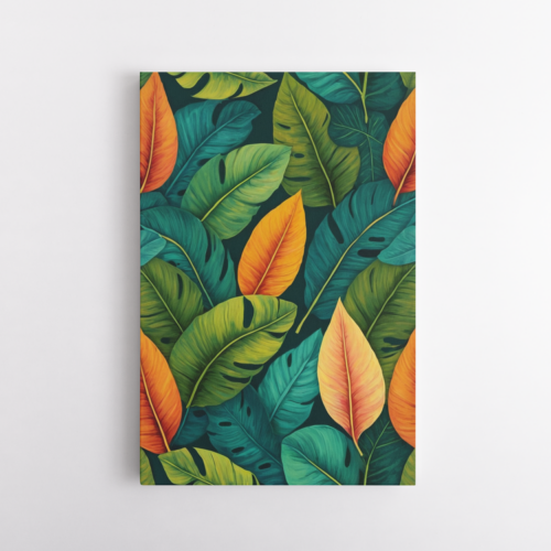 Τροπικά πολύχρωμα φύλλα