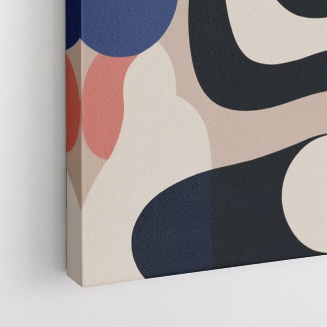 Αφηρημένη σύνθεση με χρώματα και σχήματα