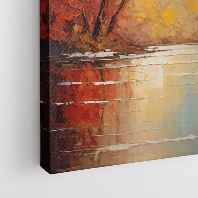 Φθινοπωρινά χρώματα στη λίμνη