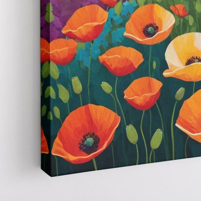 Παπαρούνες με θέα τα βουνά