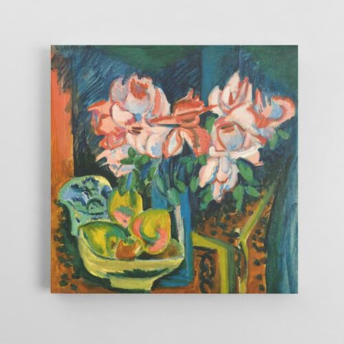 Ροζ τριαντάφυλλα (1918) του Ερνστ Λούντβιχ Κίρχνερ