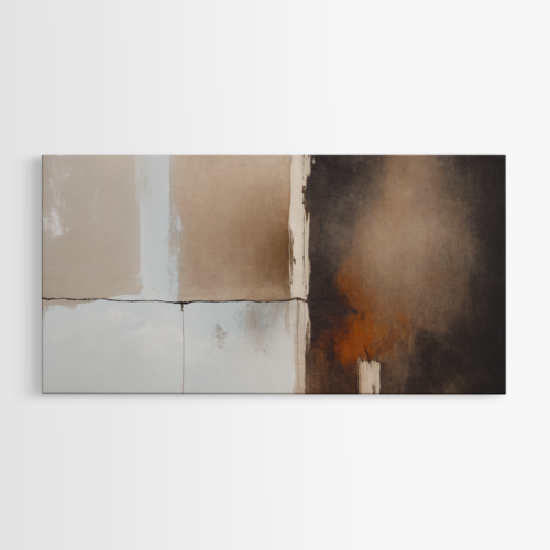 Αφηρημένη Σύνθεση με Χρωματικές Αντιθέσεις