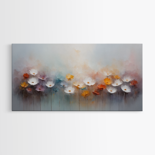 Πολύχρωμος συνδυασμός λουλουδιών σε αφηρημένο στυλ