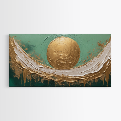 Χρυσή πανσέληνος στο πράσινο