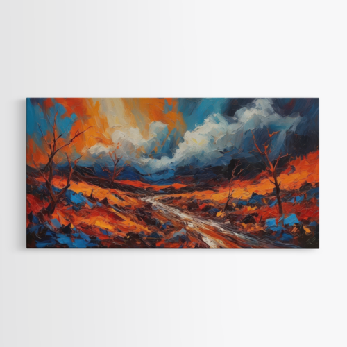 Δυναμικό Τοπίο με Δραματικό Ουρανό