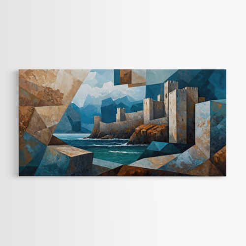 εωμετρικό Παράκτιο Κάστρο σε Μοντέρνο Στυλ