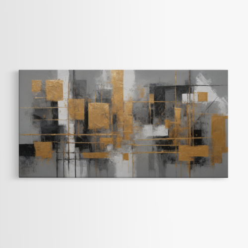 Γεωμετρικές Συνθέσεις με Χρυσές Λεπτομέρειες