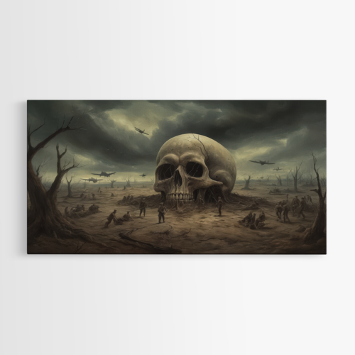 Γιγαντιαίο Κρανίο στη Σκοτεινή Έρημο