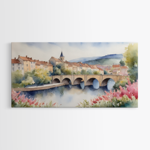 Γραφική Γέφυρα σε Ευρωπαϊκή Πόλη