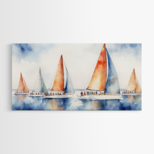 Ιστιοπλοϊκά σκάφη σε αγώνα