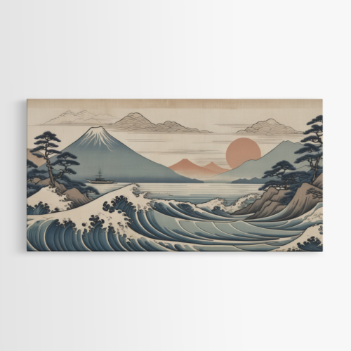 Κύματα και το Όρος Φούτζι