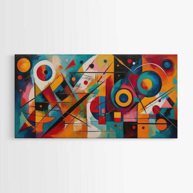 Πολύχρωμη Σύνθεση Γεωμετρικών Σχημάτων 4