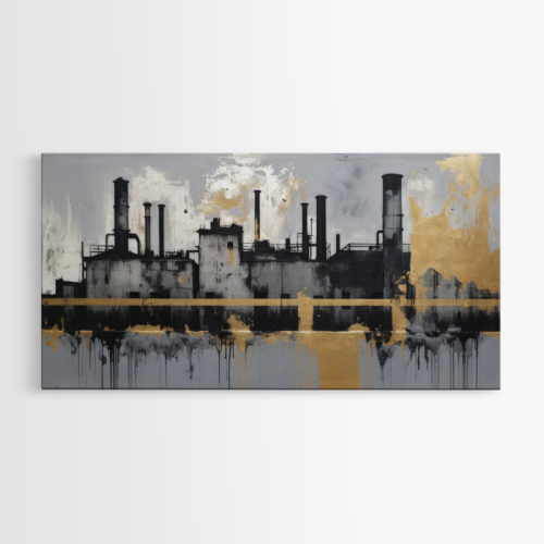 Βιομηχανική Αισθητική με Χρυσές Αντιθέσεις