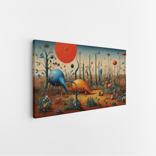 Φανταστικά Φυτά και Πλάσματα σε Ονειρικό Τοπίο