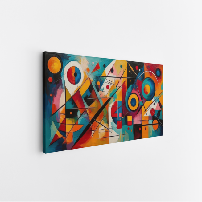 Πολύχρωμη Σύνθεση Γεωμετρικών Σχημάτων 4