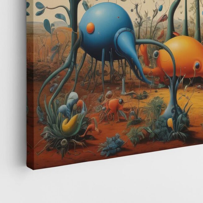 Φανταστικά Φυτά και Πλάσματα σε Ονειρικό Τοπίο