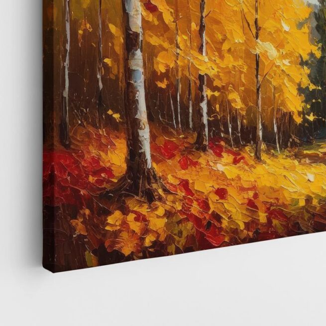 Φθινοπωρινό Τοπίο με Πολύχρωμα Δέντρα