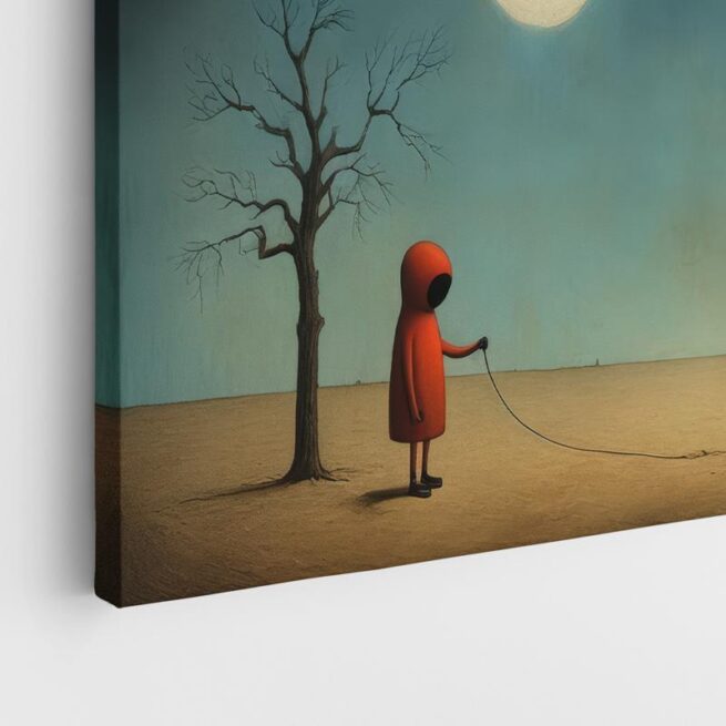 Μυστηριώδης Σκηνή Κάτω από την Πανσέληνο