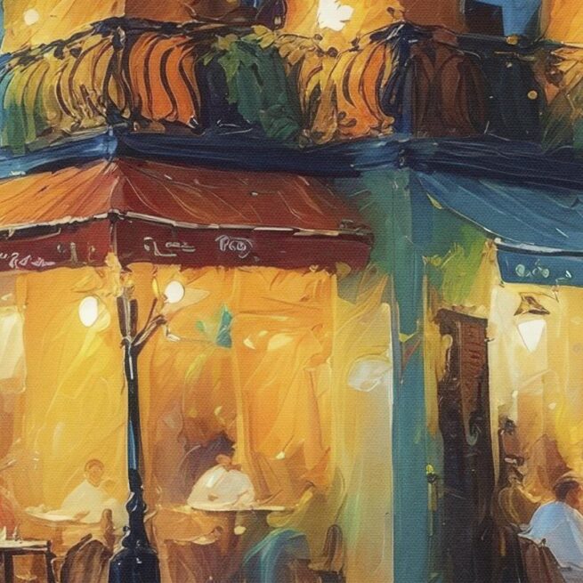 Φωτεινή Βραδιά στο Καφενείο της Πόλης