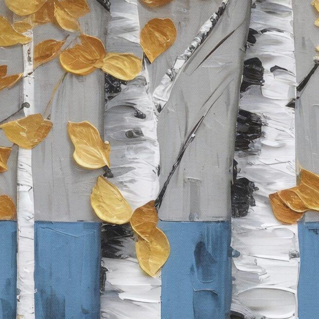 Φθινοπωρινό Τοπίο με Χρυσά Φύλλα