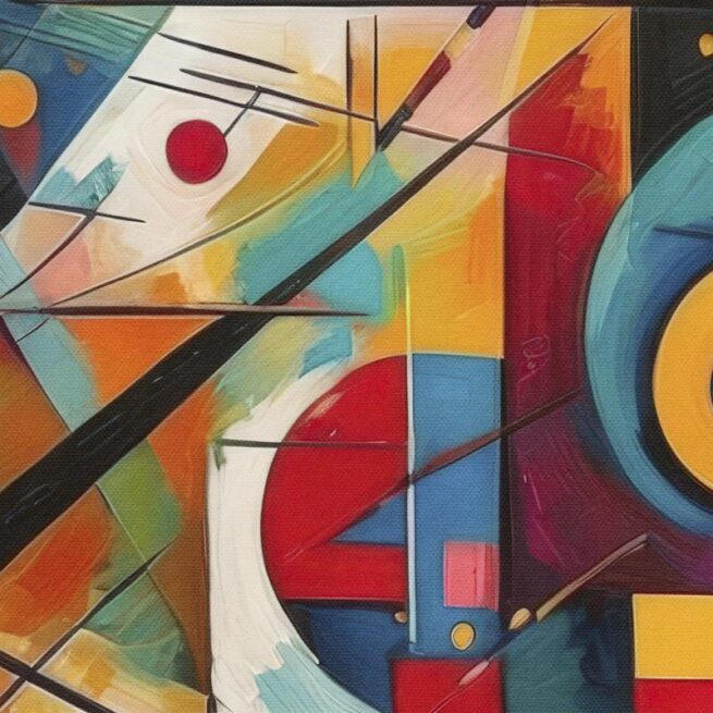 Πολύχρωμη Σύνθεση Γεωμετρικών Σχημάτων 4