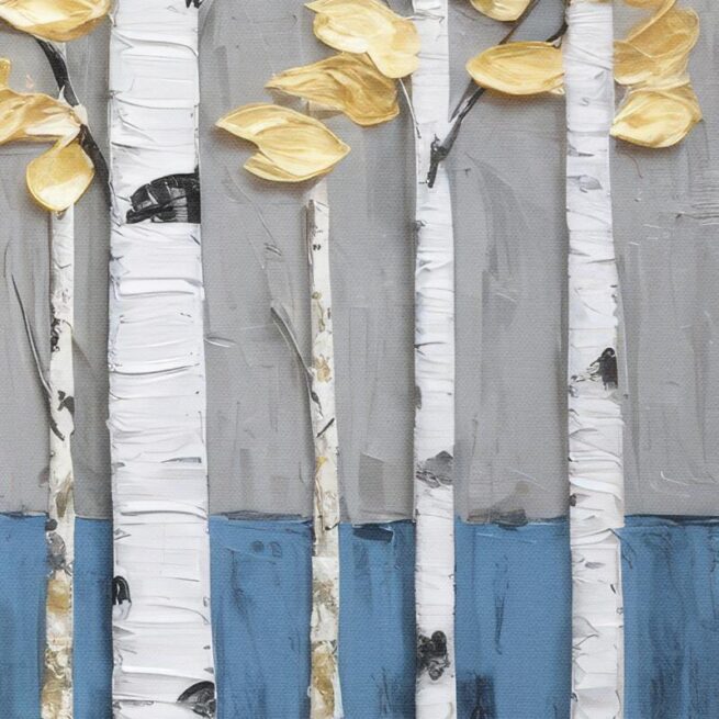 Φθινοπωρινό Τοπίο με Χρυσά Φύλλα