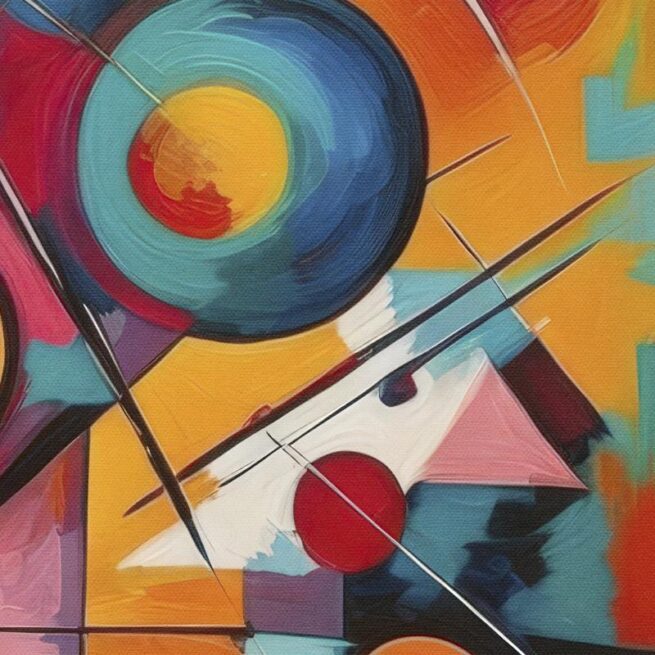 Πολύχρωμη Σύνθεση Γεωμετρικών Σχημάτων 4